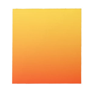 Bloco De Notas Cor Laranja Amarelo