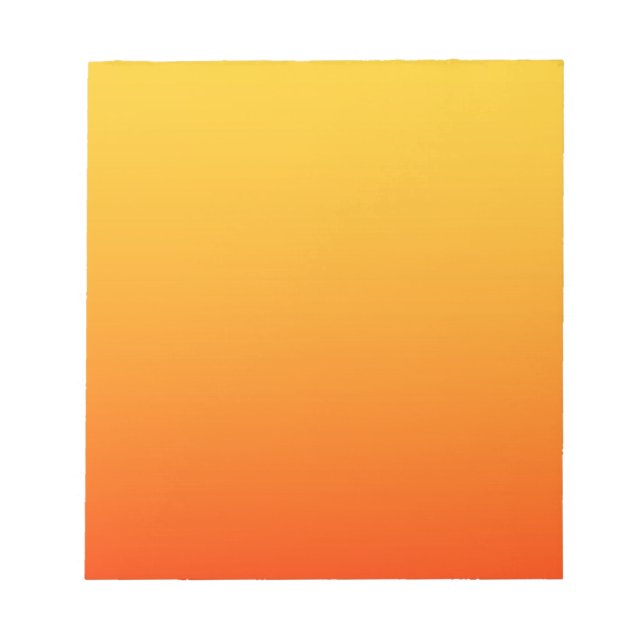 Bloco De Notas Cor Laranja Amarelo (Frente)