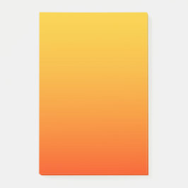 Bloco De Notas Cor Laranja Amarelo