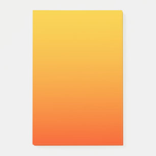 Bloco De Notas Cor Laranja Amarelo
