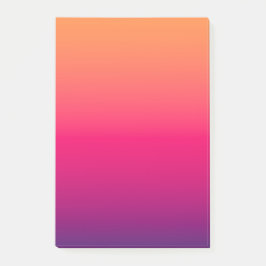 Bloco De Notas Cor Laranja Vermelho Roxo