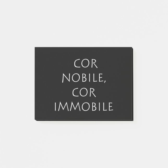 Bloco De Notas Cor nobile cor immóvel (Frente)