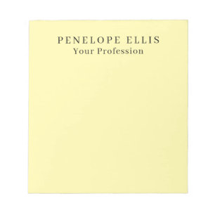 Bloco De Notas Cor Original Única Clássica Profissional