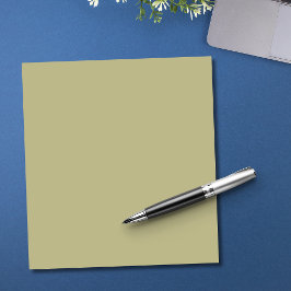 Bloco De Notas Cor Sálida Verde Sage | Clássico | Elegante