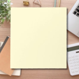 Bloco De Notas Cor Sólida Amarela-limonada | Elegante Clássico