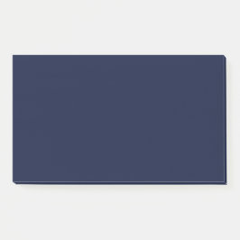 Bloco De Notas Cor Sólida Azul do Marinho da Meia-Noite