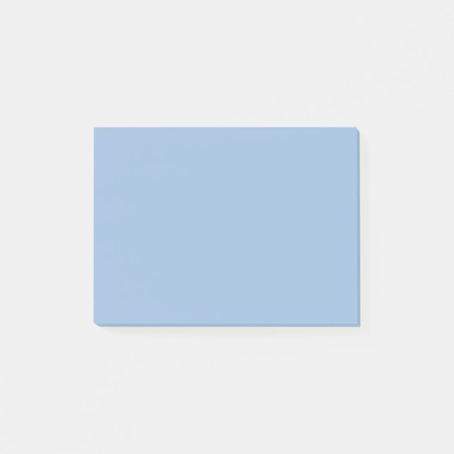 Bloco De Notas Cor Sólida Carolina Azul (Frente)