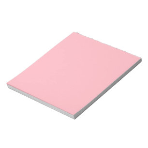 Bloco De Notas Cor Sólida da rosa claro