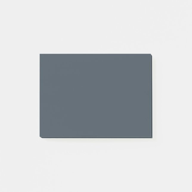 Bloco De Notas Cor Sólida do Carvão (Frente)