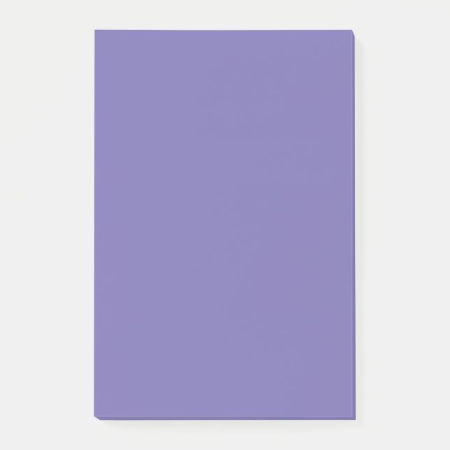 Bloco De Notas Cor Sólida do Periwinkle (Frente)