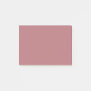 Bloco De Notas Cor Sólida do Rosa Dusty