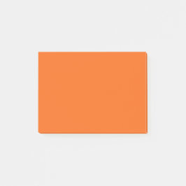 Bloco De Notas Cor Sólida do Tigre Laranja