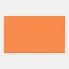 Bloco De Notas Cor Sólida do Tigre Laranja