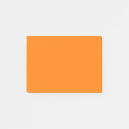 Bloco De Notas Cor Sólida Laranja de Segurança