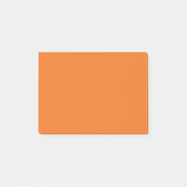 Bloco De Notas Cor Sólida Laranja Elétrica