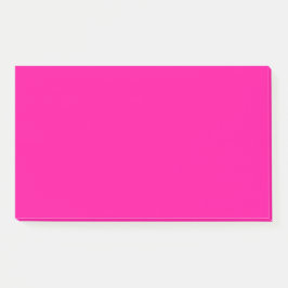 Bloco De Notas Cor Sólida Neon Rosa