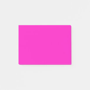 Bloco De Notas Cor Sólida Rosa Chocante