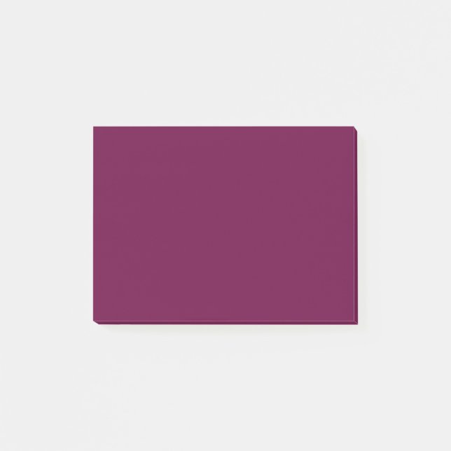 Bloco De Notas Cor Sólida Roxo-Típica (Frente)