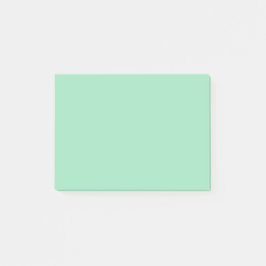 Bloco De Notas Cor Sólida Verde do Seafoam