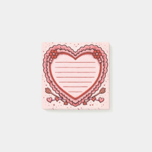 Bloco De Notas Coração de Amor