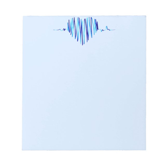 Bloco De Notas coração elétrico (Frente)