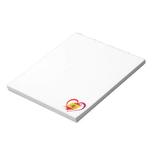 Bloco De Notas Coração espanhol