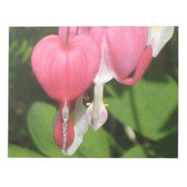 Bloco De Notas Coração Hemorragia Floral - Photo Notepad 40 Págin