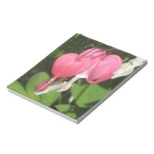 Bloco De Notas Coração Hemorragia Floral - Photo Notepad 40 Págin