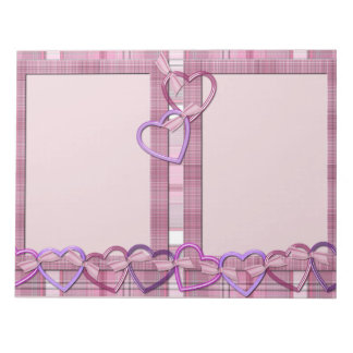 Bloco De Notas Corações