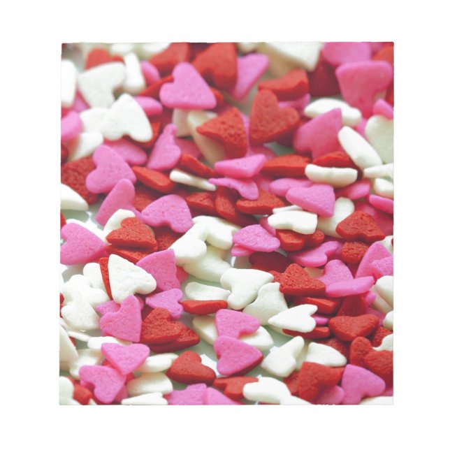 Bloco De Notas Corações do namorados (Frente)