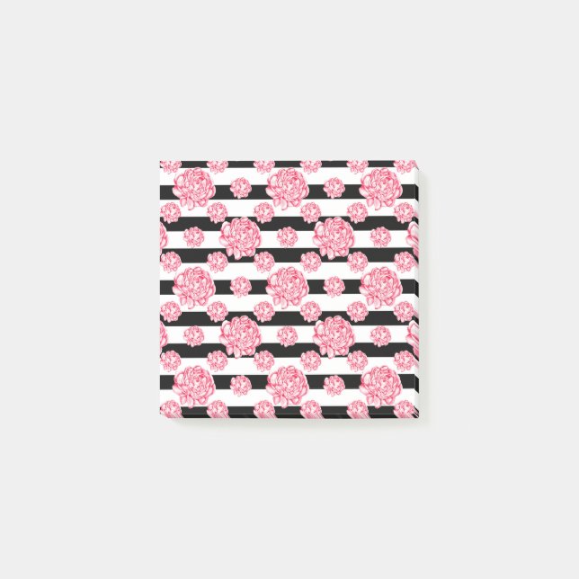 Bloco De Notas Coral Floral Tie (Frente)