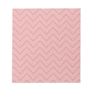 Bloco De Notas Coral Pink Chevron