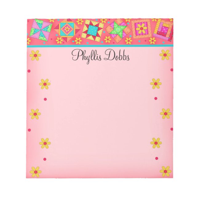 Bloco De Notas Coral Vermelho - Arte de Quiltro (Frente)