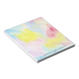 Bloco De Notas Corante Azul Amarelo-Rosa Menor