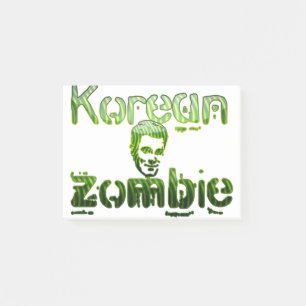 Bloco De Notas coreano, zombie