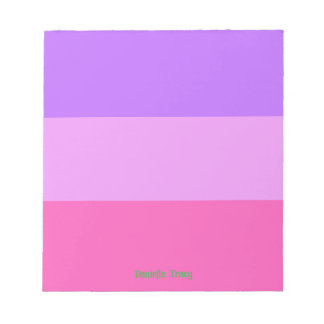 Bloco De Notas Cores Bonitas da Primavera Pastel Personalizadas 