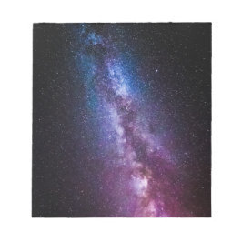Bloco De Notas Cores brilhantes Via Látea