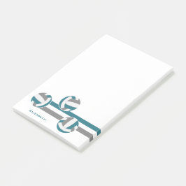 Bloco De Notas cores da equipe de vôlei das cinzas de chá