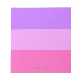 Bloco De Notas Cores da primavera bonitas e pastéis personalizada