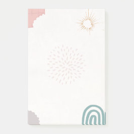 Bloco De Notas cores do sol e do arco-íris