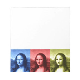Bloco De Notas Cores Primárias da Mona Lisa