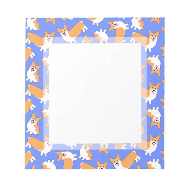 Bloco De Notas Corgis Feliz (Frente)