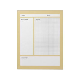 Bloco De Notas Cornell Notes (Graph)