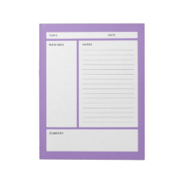 Bloco De Notas Cornell Notes (Linha)