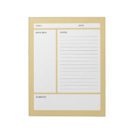 Bloco De Notas Cornell Notes (Linha)