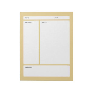 Bloco De Notas Cornell Notes (simples)