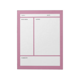 Bloco De Notas Cornell Notes (simples)