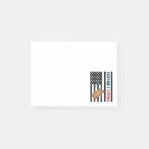 Bloco De Notas Cornhole Legend USA
