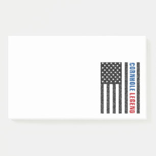 Bloco De Notas Cornhole Legend USA