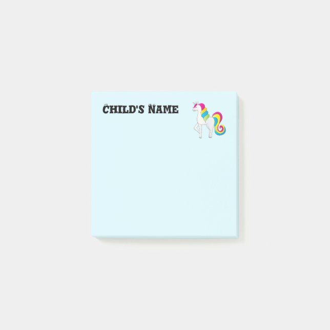 Bloco De Notas Corno de Unicórnio (Frente)